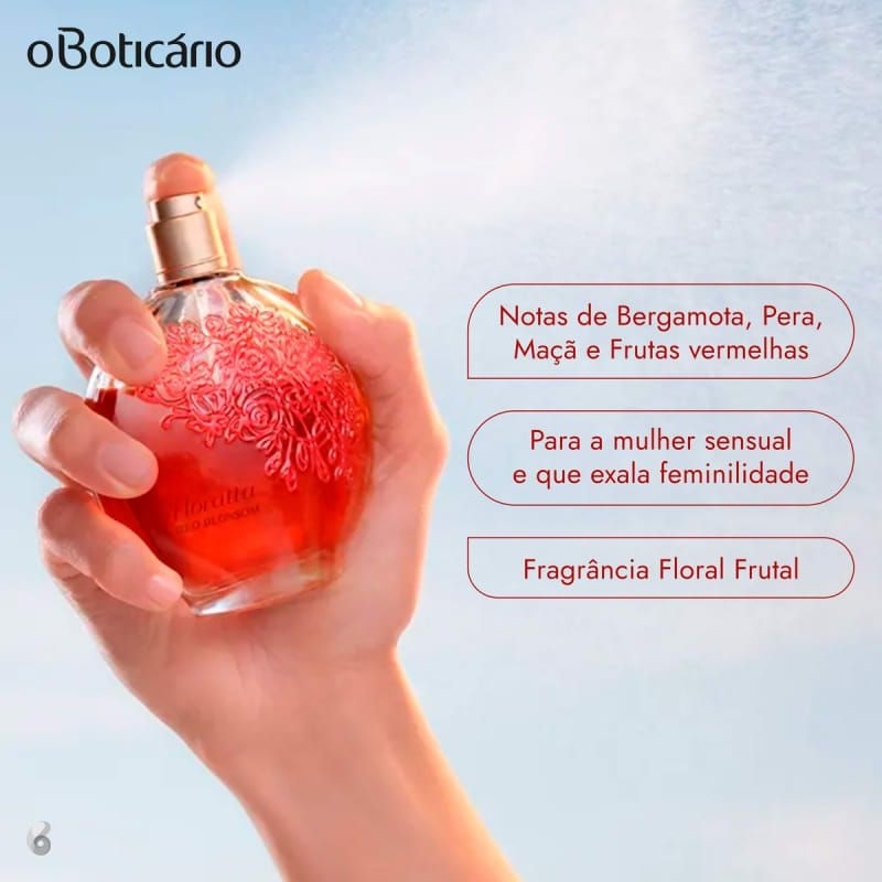 Floratta Red Blossom Lan Amento Shopee Brasil