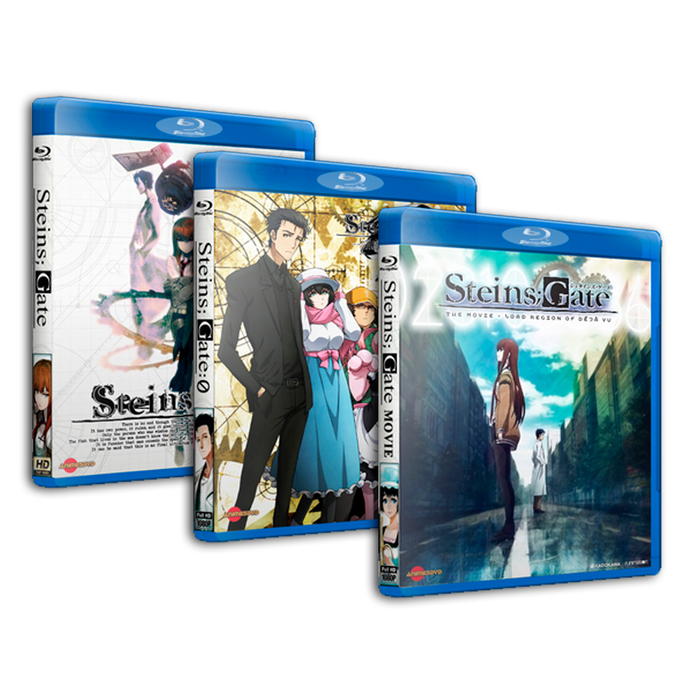 Blu-ray Steins;Gate - Coletânea completa em alta definição..