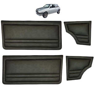 Kit Forro Porta + Lateral Traseira Uno 2 Portas 1985 A 2003