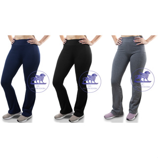 Calça Feminina Legging Cós Alto Veludo Cotele Canelada Lazer