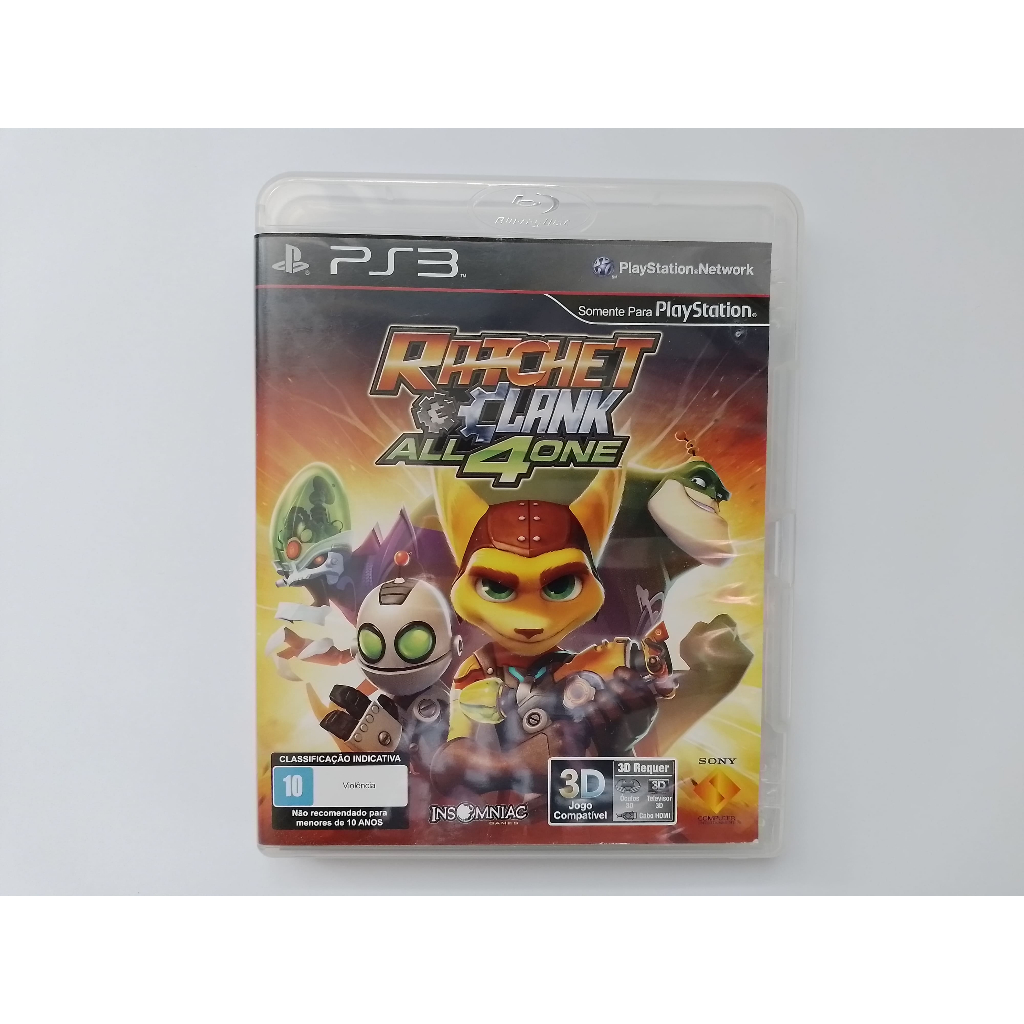 Jogo Ratchet & Clank All 4 One PS3 Original (Mídia Física Sem Riscos) Shopee Brasil