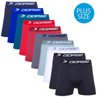 Kit 10 Cuecas Boxer Plus Size Microfibra Dorbe Não Enrola Original Masculina Cueca Box Plu Masculino Adulto Lisa Macia Confortável.