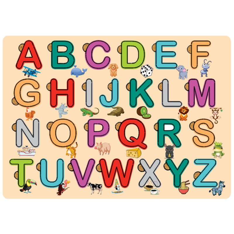 Jogo Educativo Alfabeto Silábico 156 pçs em MDF - Jottplay - Brinquedos E  Jogos Pedagógicos e Educativos