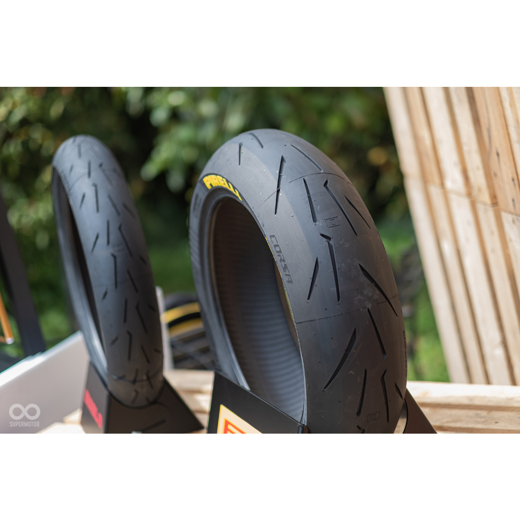 Par Pneus Moto Pirelli Diablo Rosso IV Corsa 120/70-17 TL + 190/55