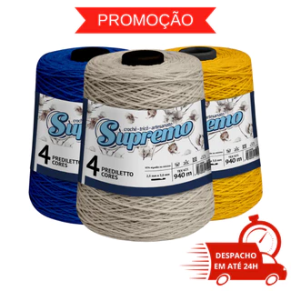 Barbante Prediletto Fio 4 Supremo Várias Cores em Oferta na Shopee