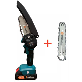 Motosserra Elétrica Recarregável Portátil 36v Portátil - Serra 4" e 6"