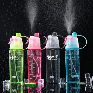 Garrafa Squeeze Plástico Perfeito para o dia a dia- C/ borrifador 600ml