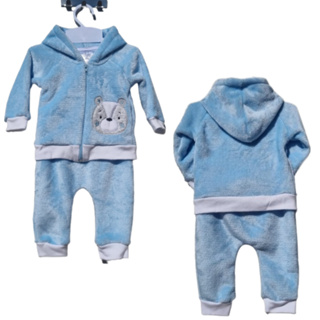 Conjunto Teddy Infantil Quentinho inverno Menino e Menina