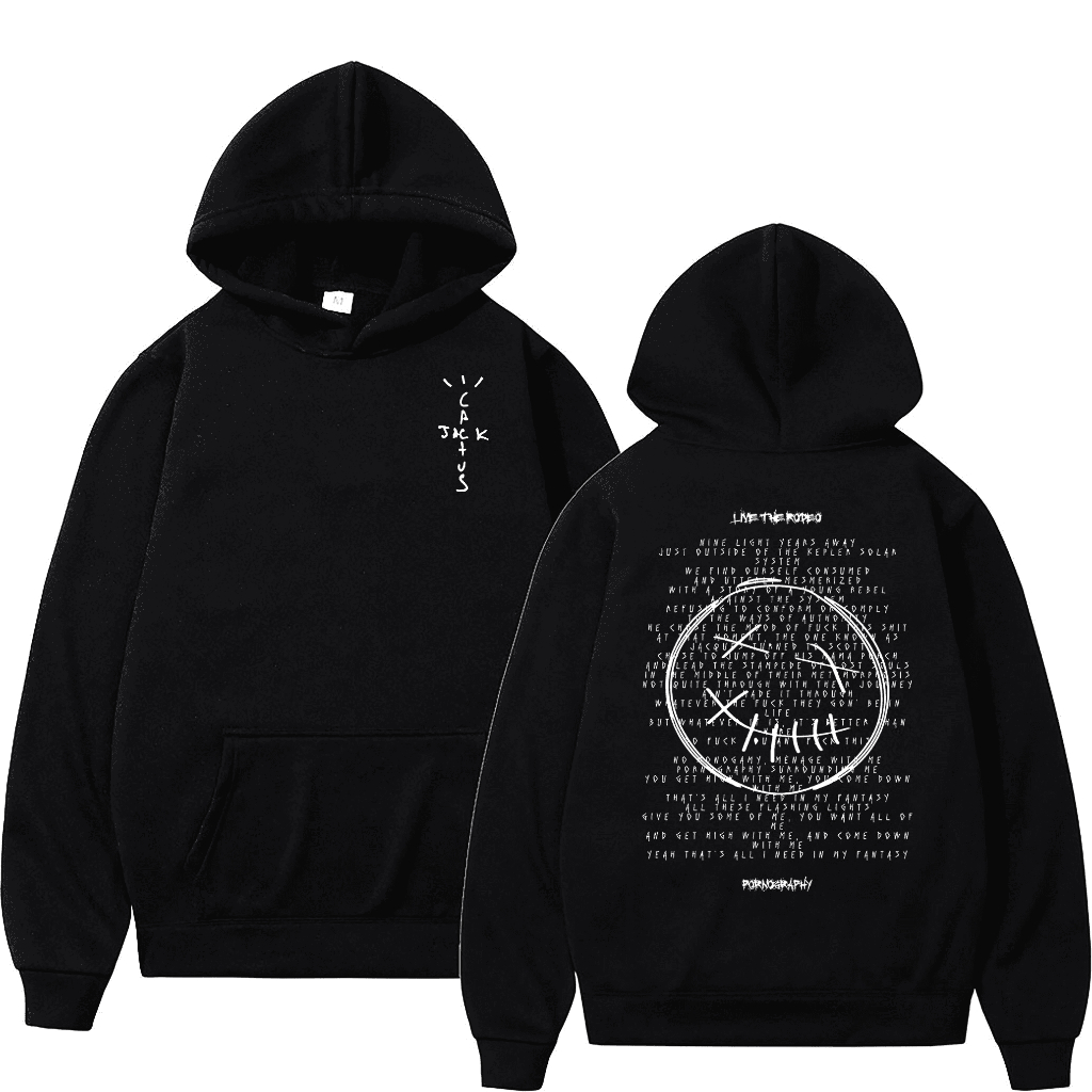 Blusa Moletom Travis Scott Cantor Rapper cactus jack