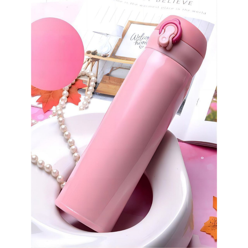 Garrafa Térmica Squeeze Academia Camping Café Água Chimarrão Aço Inox 450ml