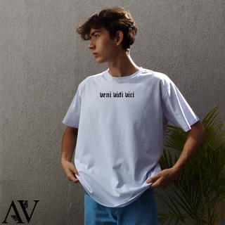 Camisa camiseta básica streeetwear "Veni Vidi Vici"