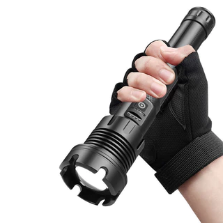 Lanterna Tática Militar Led P90 Ultra Potente Mais Forte do mercado 2km recarregável zoom bateria T9