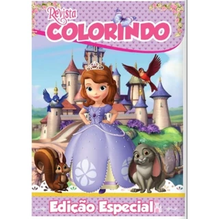 10 livrinhos de colorir lembrancinhas Princesa Sofia