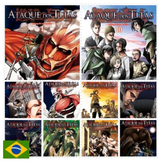 Mangá Ataque Dos Titãs 1 ao 34 - Shingeki no Kyojin - LACRADO