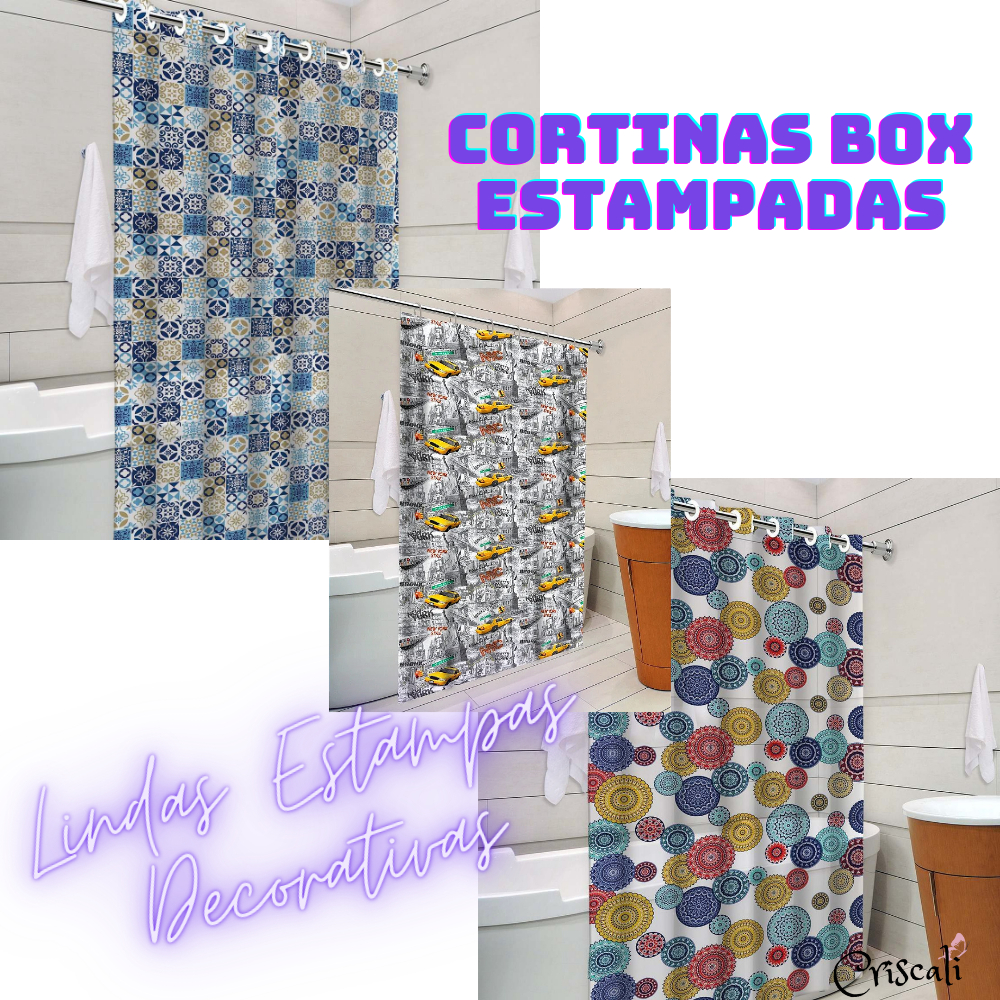 Cortina Box Poliéster de 600 Gramas GSM 180x180cm - PR2731-2 - PINCÉIS  ATLAS P12054