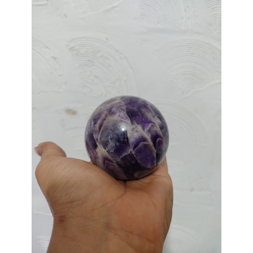 Bola de Cristal Aquamarine Crystal Ball Pedra bruta Polida Céu