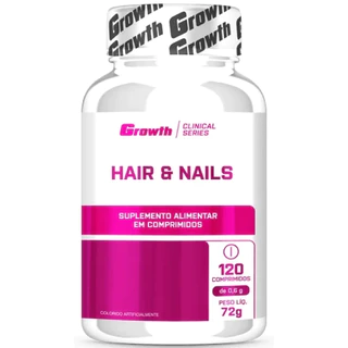 Cabelos e Unhas (Hair e Nails) - 120 Comprimidos - Growth Supplements