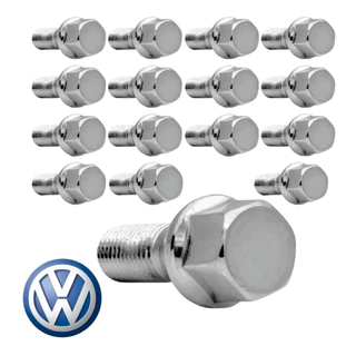 Jogo De 16 Parafusos Cromado Vw Gol G5 Saveiro Voyage em Oferta na Shopee