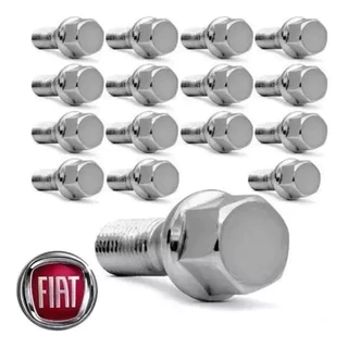 Parafusos Fiat Palio 16pçs Cromado Para Rodas De Liga Leve em Oferta na Shopee