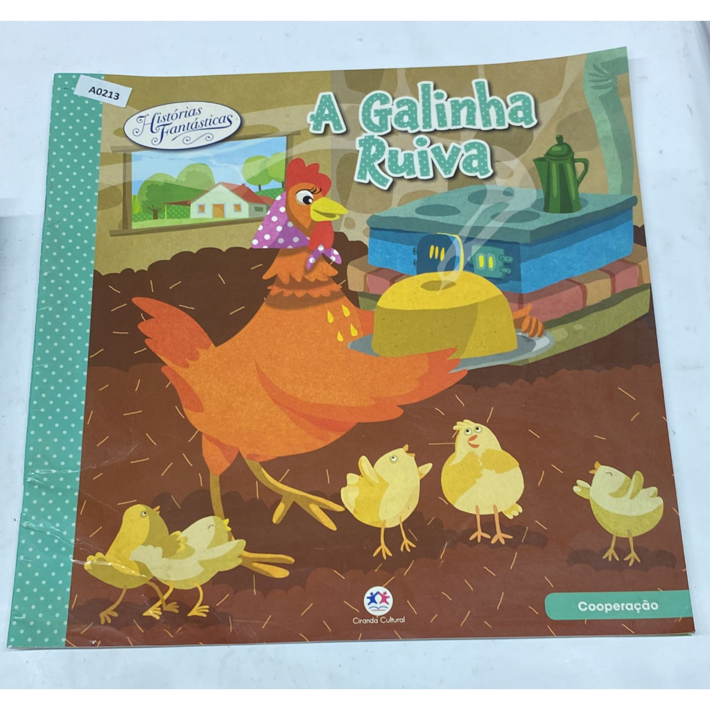 Livro A Galinha Ruiva Histórias fantásticas Ciranda Cultural A0213 ...