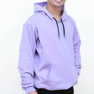 Blusa de Moletom Liso Canguru com Capuz e Bolso Algodão Flanelado Feminino e Masculino para Frio