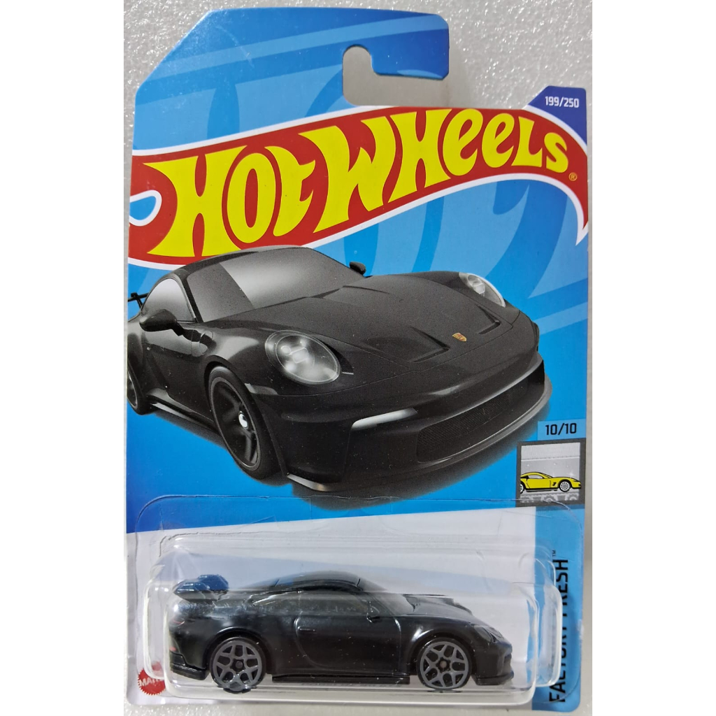 Hot Wheels Porsche 911 GT3 Factory Fresh preto fosco | Shopee Brasil