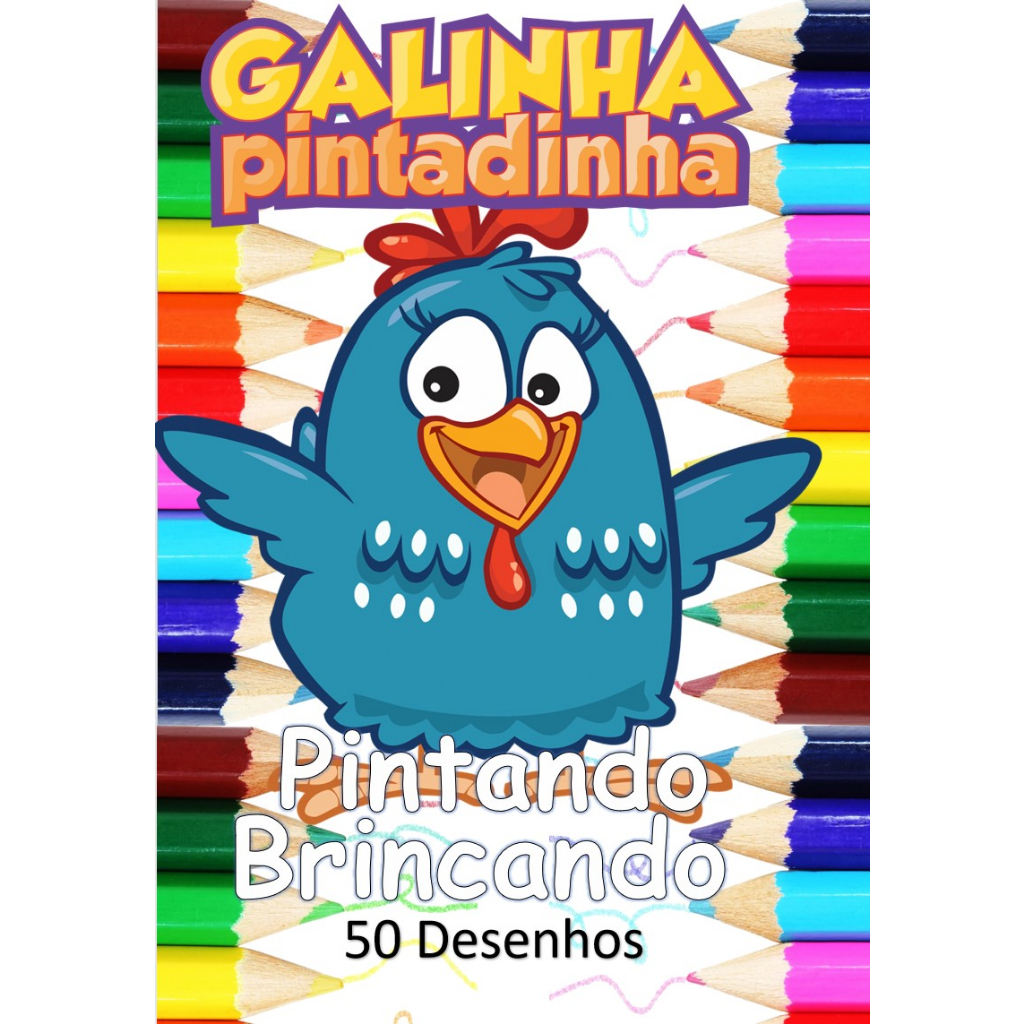 Desenhos de colorir-Galinha Pintadinha
