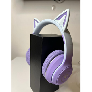 Headphone Fone Orelha Gato Colorido Led Smartphone Geek Gamer Gatinho