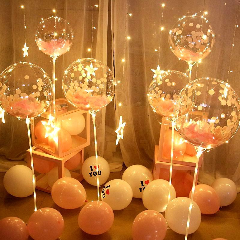 Kit 10 Balão Bubble Transparente Festa Aniversário Eventos ...