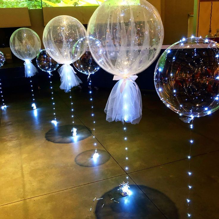 10 Balão Bubble Transparente Festa Aniversário Eventos Comemorativos 10 ...