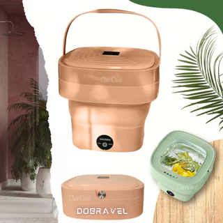 Mini Lavadora De Roupa Portátil, Lava E Seca Mini Maquina De Lavar Roupa Dobrável Doméstico Meias Limpeza Tampa Especial Portátil, Capacidade 4.5 L