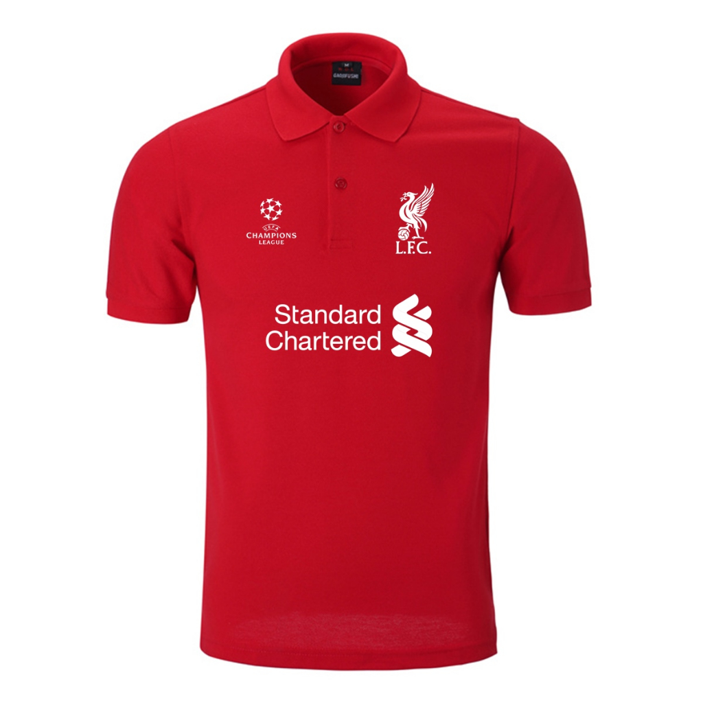 Camisas Masculina Camisa do Liverpool Camiseta Polo Camisa de Futebol Blusa de Time Champions League