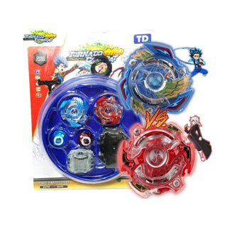 Kit 2 Beyblade Arena Preto Montavel Lançadores Cremalheira