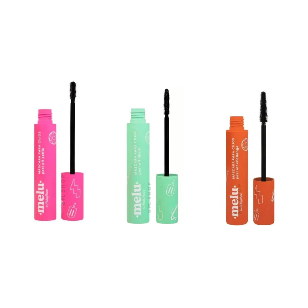 Mascara para cílios Rimel Melu by Ruby Rose Kit 3 Alta Fixação com ...