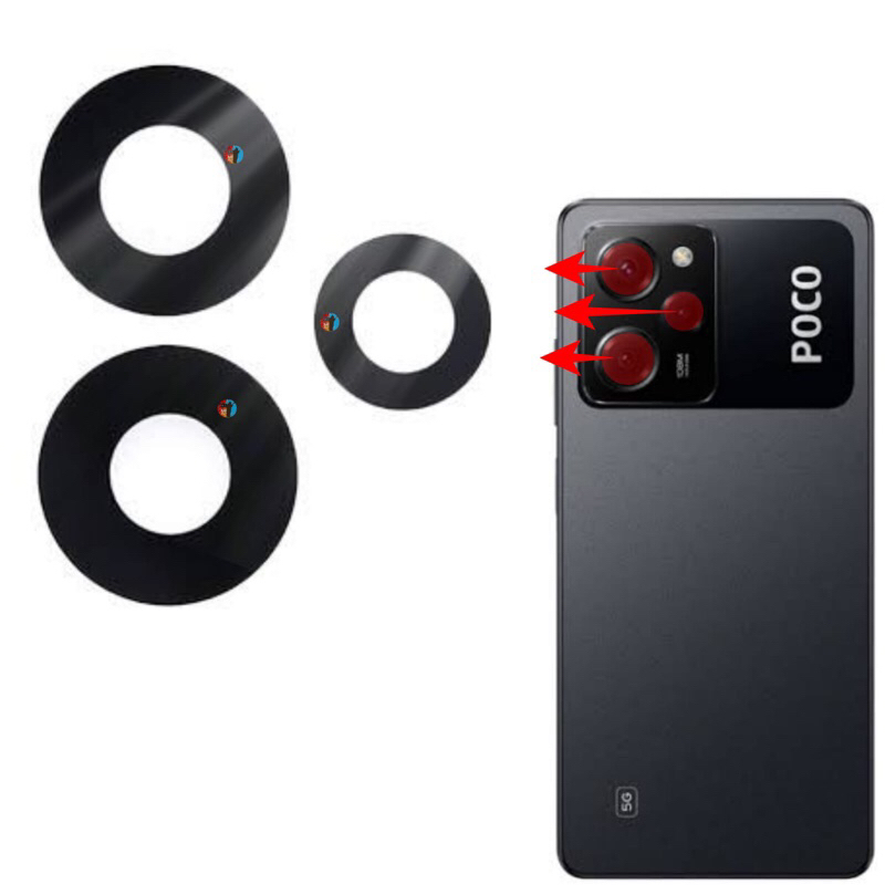 Vidro da Camera Xiaomi Poco x5 Pro Lente da Câmera Traseira Vidrinho Traseiro Original