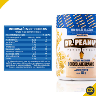 Pasta De Amendoim Com Whey Isolado 600g - Dr Peanut - Boa Forma