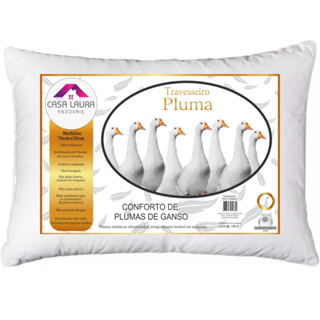 Travesseiro Macio Pluma de Ganso De Pluma Sintética 70 x 50 cm Promoção