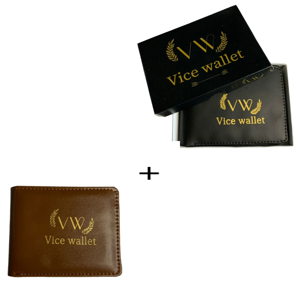 kit Carteira Vice Wallet Slin Masculina No Couro Otima qualidade ...