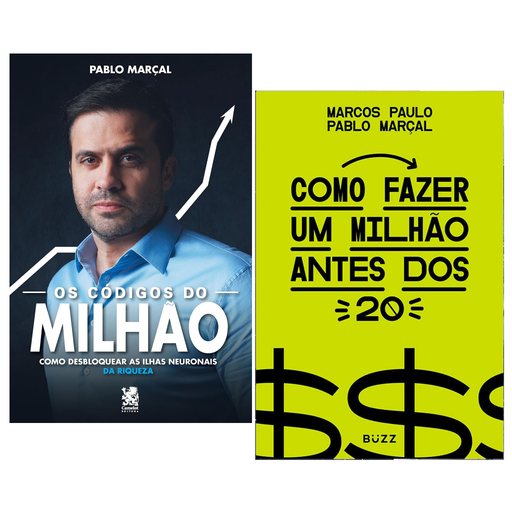 Livro - Os Códigos do Milhão + Como fazer um milhão antes dos 20 ...