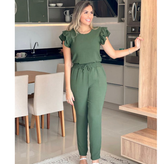 Conjunto De Terno De Linho Feminino De Algodão De Outono casual