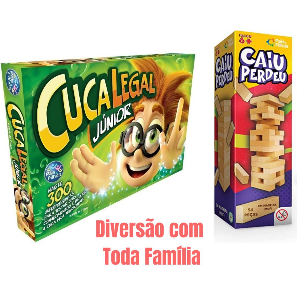 Jogo de Tabuleiro Cuca Legal Junior Pais-e-Filhos Ref.2817