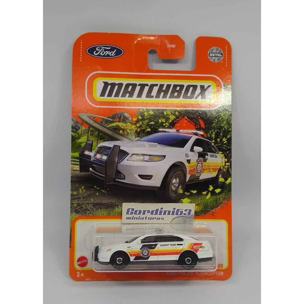 Matchbox Ford Police Interceptor Carro de Pol cia