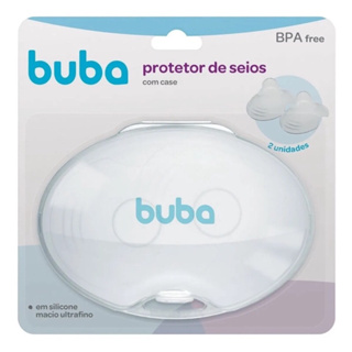 Protetor De Seios Com Estojo 2 unidades De Silicone Buba ou Pimpolho