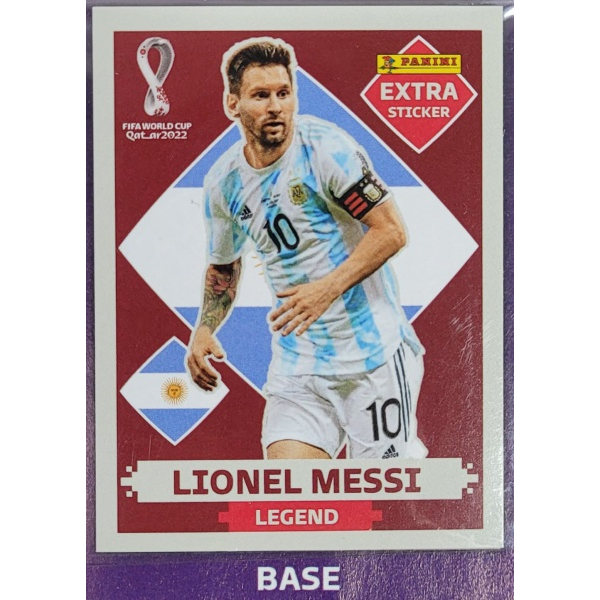 LIONEL MESSI BORDO (Base) - EXTRA LEGEND (Argentina) - Figurinha ...