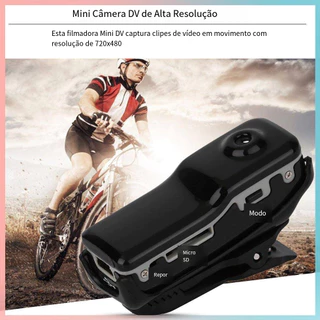 Mini Câmera De Vídeo Filmadora Dv Dvr Gravador De Webcam Em Alta Velocidade Para Bicicleta / Moto Gravador De Áudio E Vídeo