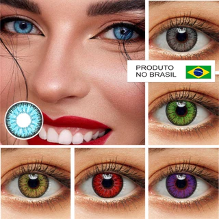 LENTES DE CONTATO PARA COSPLAY Maquiagem artistica COLORIDA SEM GRAU