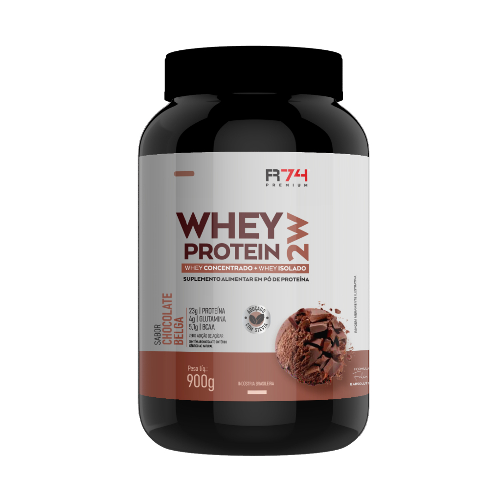Suplemento Em Pó Whey Protein R74 900g Isolado/concentrado | Shopee Brasil