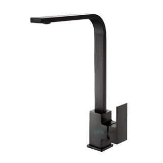 Torneira Cozinha Gourmet Slim Mesa Bancada Black Misturador