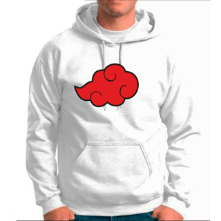 Anime Akatsuki Nuvem Símbolos Imprimir Homens Hoodies Moleton