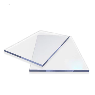 Placa de Policarbonato Compacto Cristal 22cm x 15cm x 3mm para Máquinas de Corte